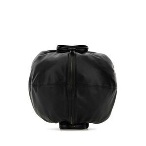 Alaia Women Black Leather Sphere Bracelet Bag